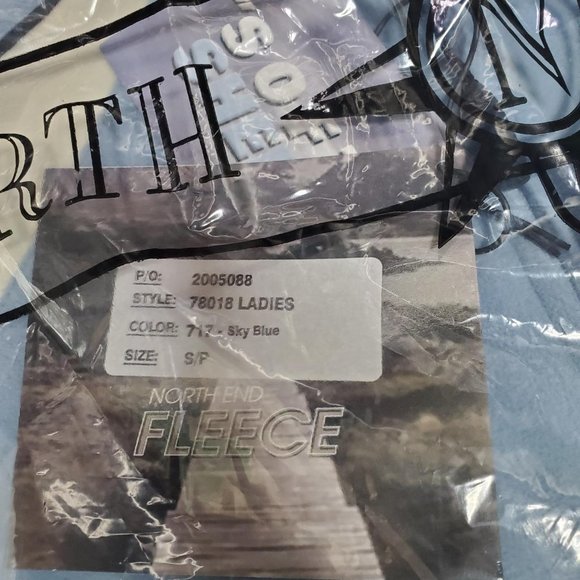 NWT North End Small Fleece Zip up Jacket 2 Pockets - Picture 3 of 8